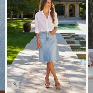 Frank & Eileen Donny Denim Skirt